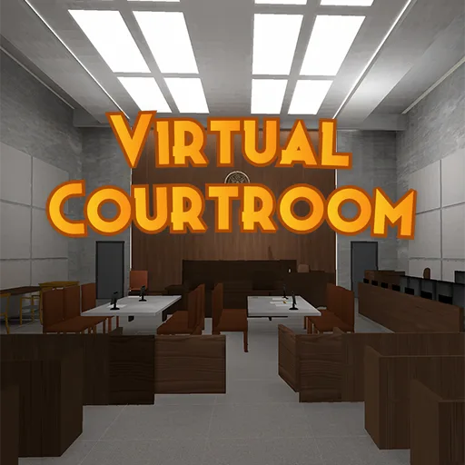 Virtual Courtroom cover artwork from the official Meta Store page