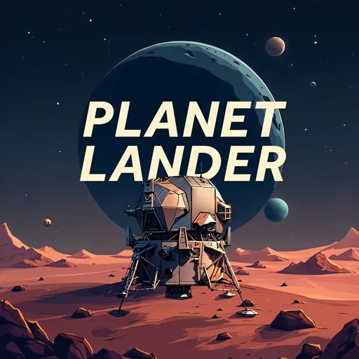 Planet Lander cover artwork from the official Meta Store page
