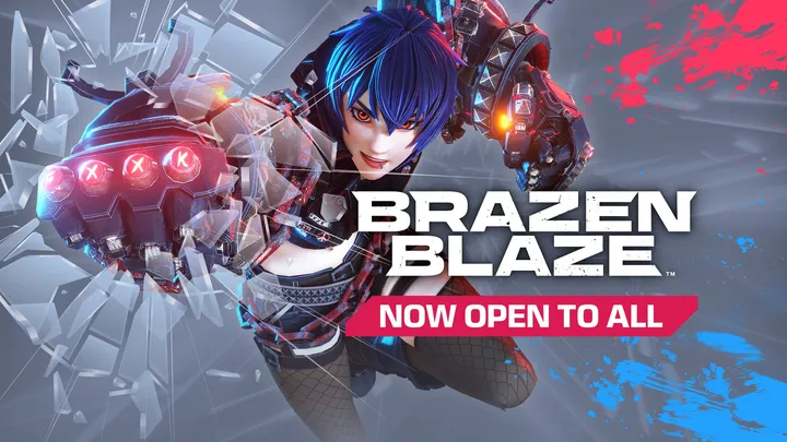 Brazen Blaze -3vs3 BRAWL ARENA- cover artwork from the official Meta shop page