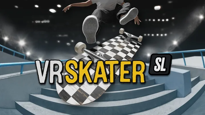 VR skater: SL cover artwork from the official Meta shop page