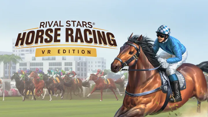 Rival Stars Horse Racing: VR Edition cover artwork from the official Meta shop page
