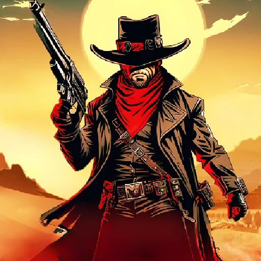 Cowboy Rush cover artwork from the official Meta Store page