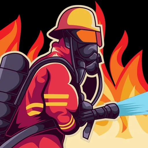 Burnout Brigade - Fire Fighting Game cover artwork from the official Meta Store page