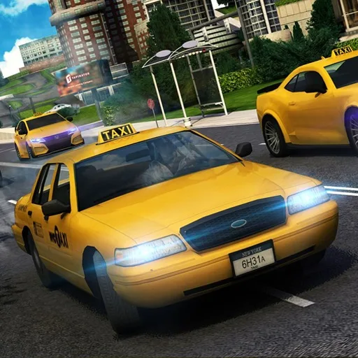 Taxi Simulator Driving Game - Passenger Pick & Drop cover artwork from the official Meta Store page