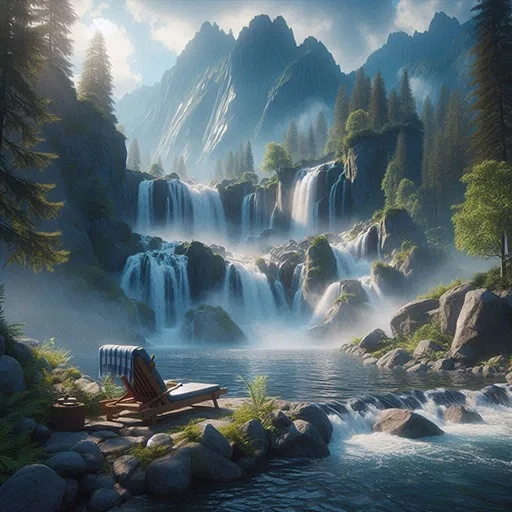 Relaxing Waterfalls cover artwork from the official Meta Store page