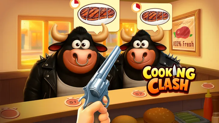 Cooking Clash cover artwork from the official Meta shop page