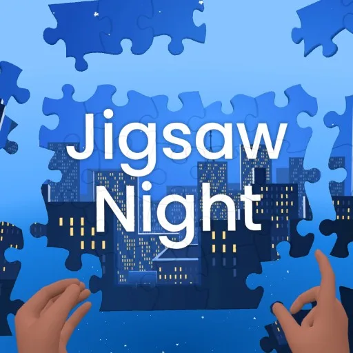 Jigsaw Night cover artwork from the official Meta Store page