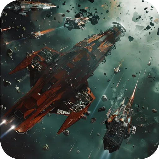 Galactic Vanguard: Starship Skirmish cover artwork from the official Meta Store page