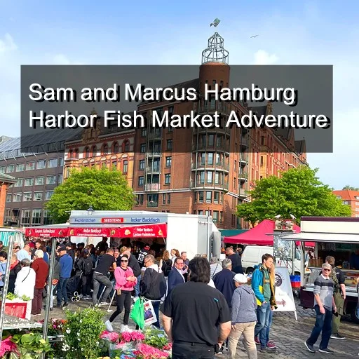 Sam and Marcus Hamburg Harbor Fish Market Adventure Germany - VR Travel cover artwork from the official Meta Store page