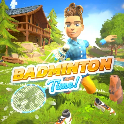 Badminton Time cover artwork from the official Meta Store page
