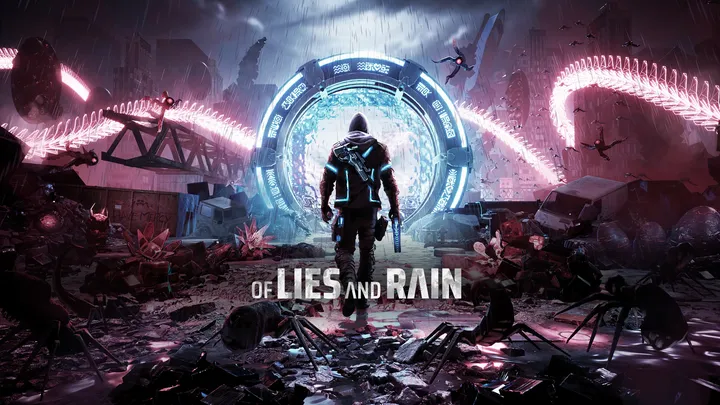 Of Lies and Rain cover artwork from the official Meta shop page