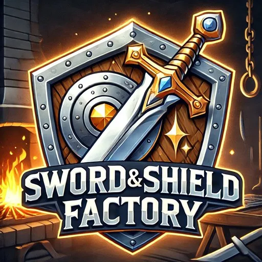 Sword & Shield Factory cover artwork from the official Meta Store page