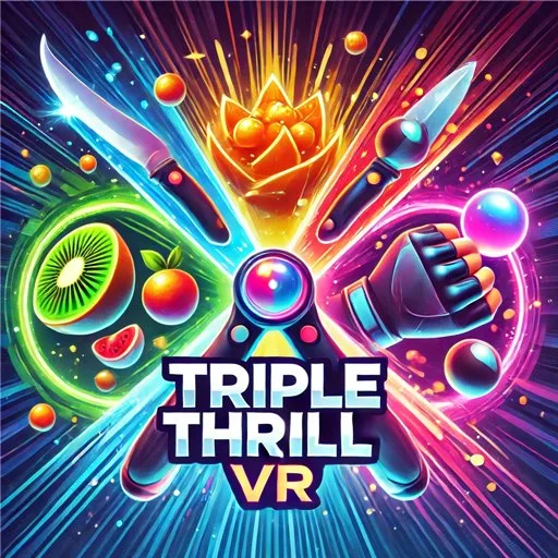 TRIPLE THRILL VR cover artwork from the official Meta Store page