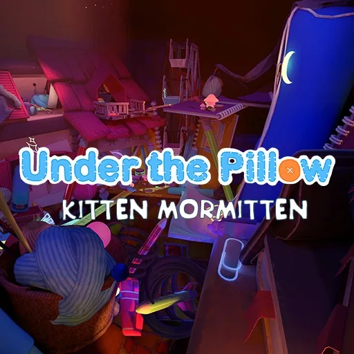 Under the pillow: Kitten Mormitten cover artwork from the official Meta Store page