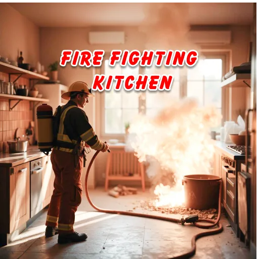 Fire Fighting: Kitchen cover artwork from the official Meta Store page