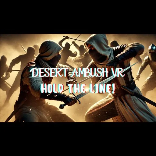 Desert Ambush VR: Hold the Line! cover artwork from the official Meta Store page