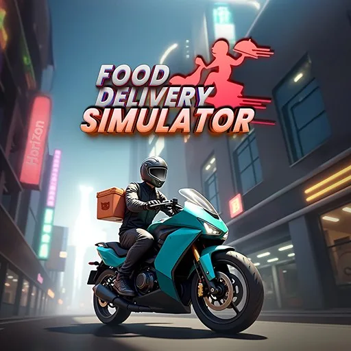 Food Delivery Simulator cover artwork from the official Meta Store page