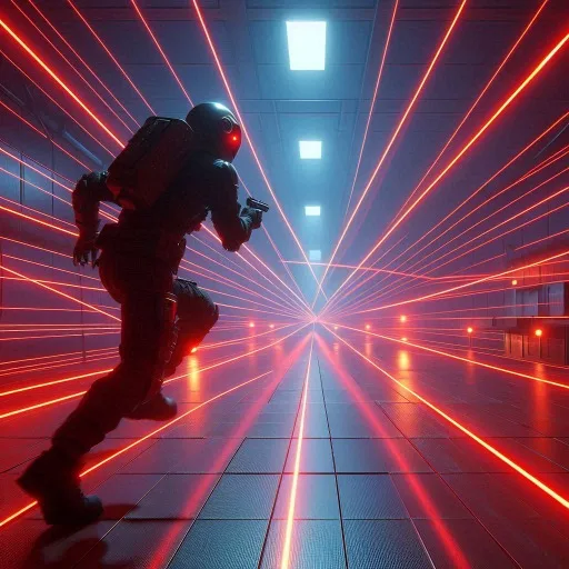 Laser Evader cover artwork from the official Meta Store page