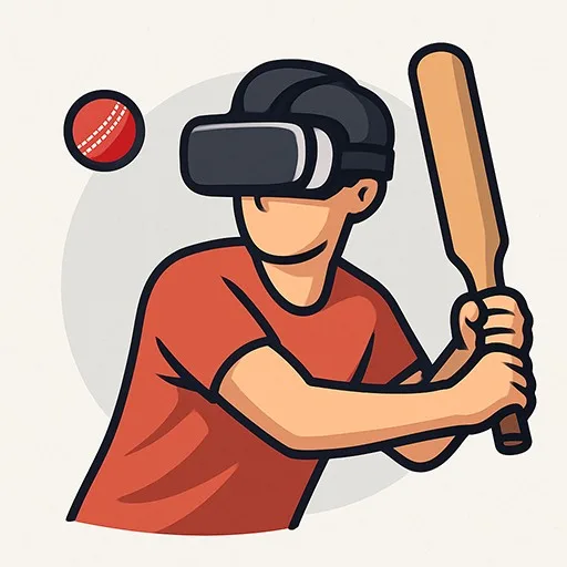 Real VR Cricket Game cover artwork from the official Meta Store page