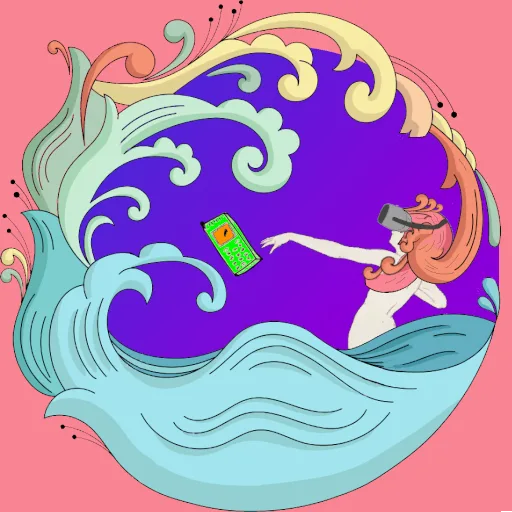 Throw Your Phone (Into The Ocean) cover artwork from the official Meta Store page