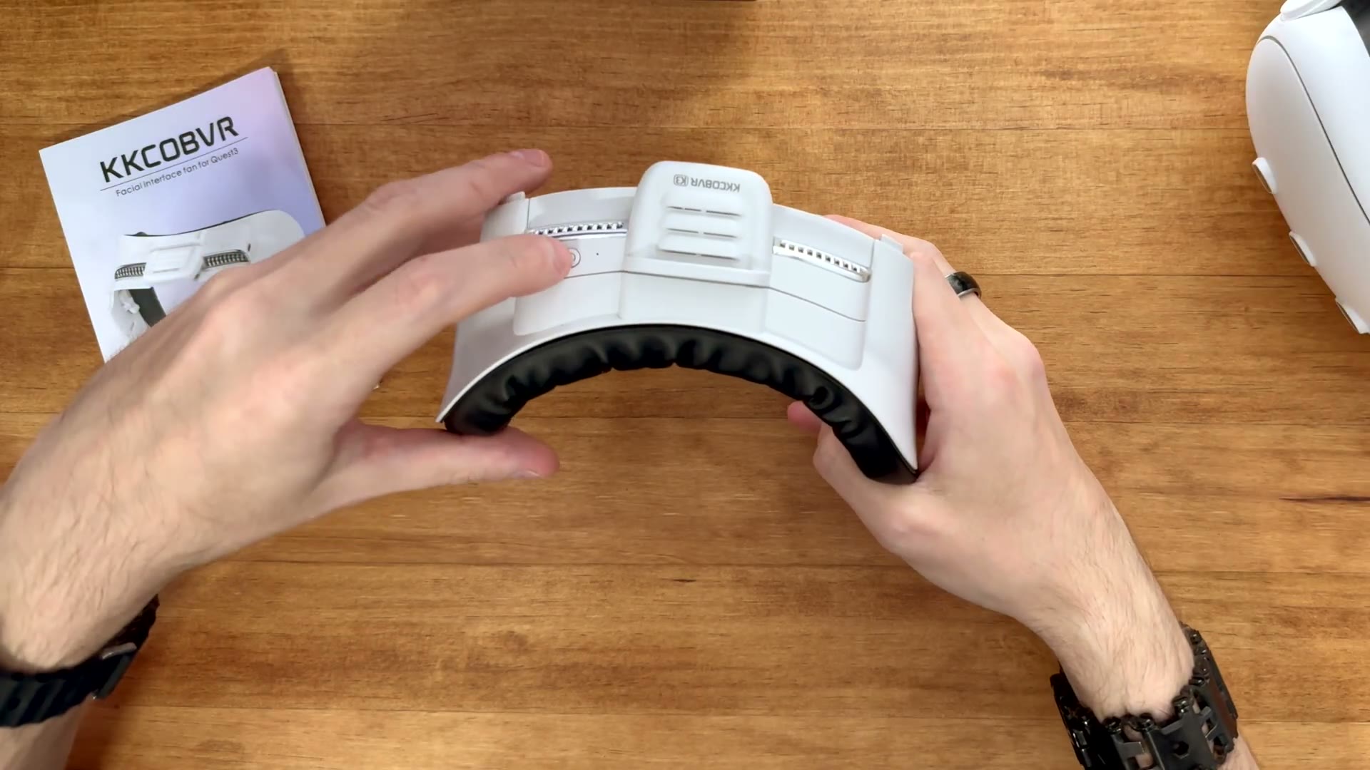 The K3 fan assembly and its air openings shown from above
